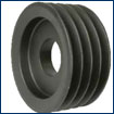 Chiaravalli Pulleys for trapezoidal v-belts for locking devices